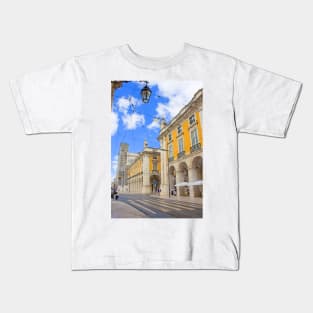 Praça do Comércio. Lisboa Kids T-Shirt